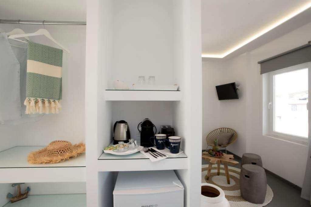 Jonaz Rooms & Suites Ornos (Mykonos) Bagian luar foto